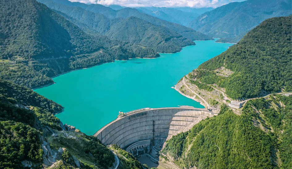 Enguri dam supplies by our cement